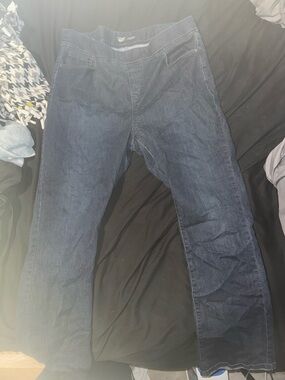Levi Strauss Stretch Waist Bootcut Dark Wash Jeans